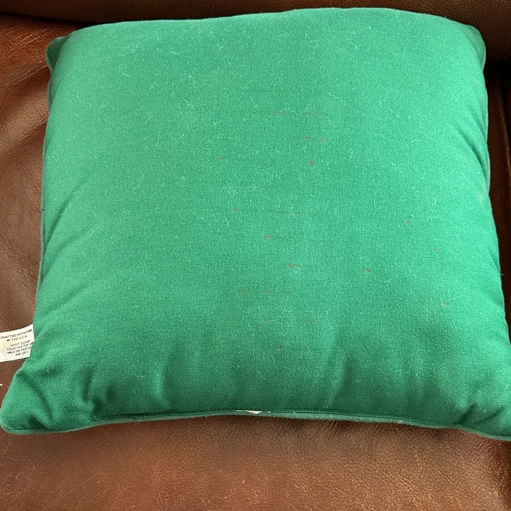 Holiday 'Little Drummer Boy' Decorative Pillow - Green and Red